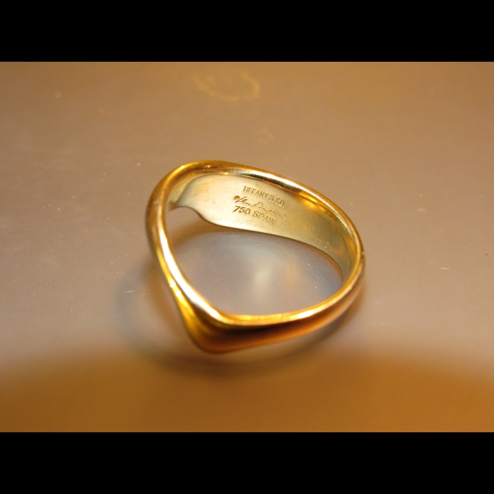 18K gold Elsa Peretti Tiffany & Co. ring